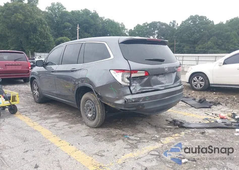 2017 Honda Pilot Ex-L from USA, damaged, VIN 5FNYF5H84HB001514